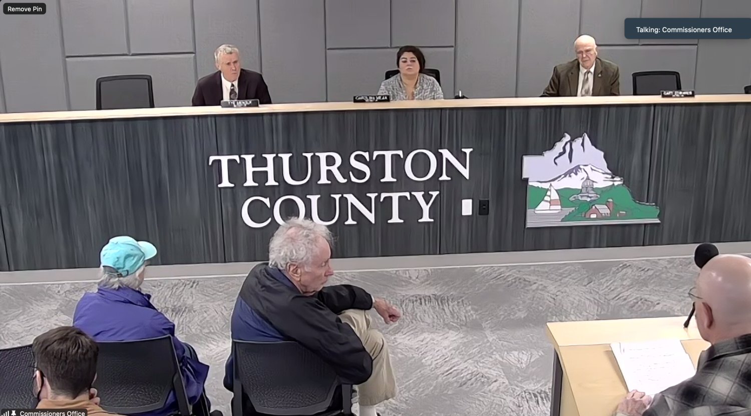 The Thurston Board of County Commissioners (BoCC) had a public hearing on Tuesday, January 10, to hear objections to the proposed Roll of Rates & Charges for the Pattison Lake Management District no. 23.